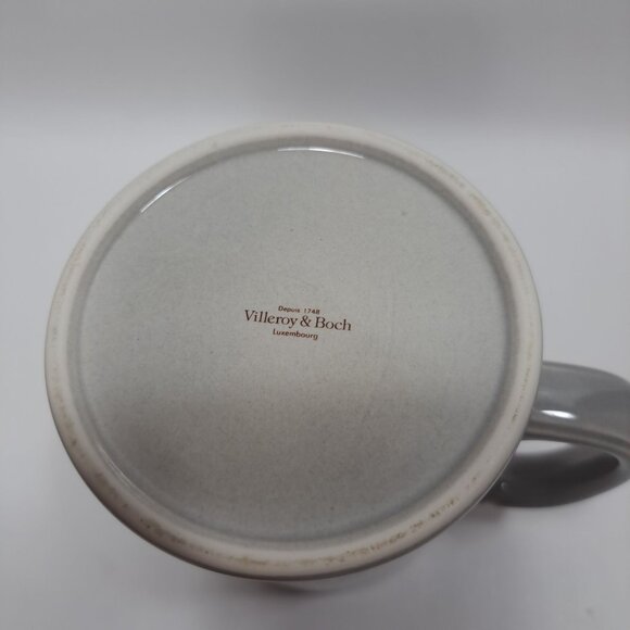 Vintage Villeroy & Boch Mettlach Saar Gray Beer Stein Mug Barware - Picture 14 of 15